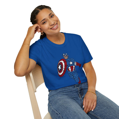 Captain America Unisex Softstyle T-Shirt