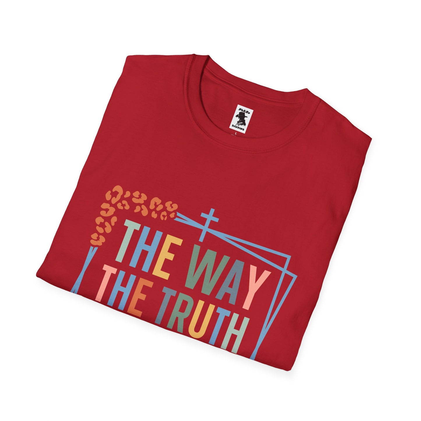 Inspirational Unisex Softstyle T-Shirt - "The Way, The Truth, The Life"