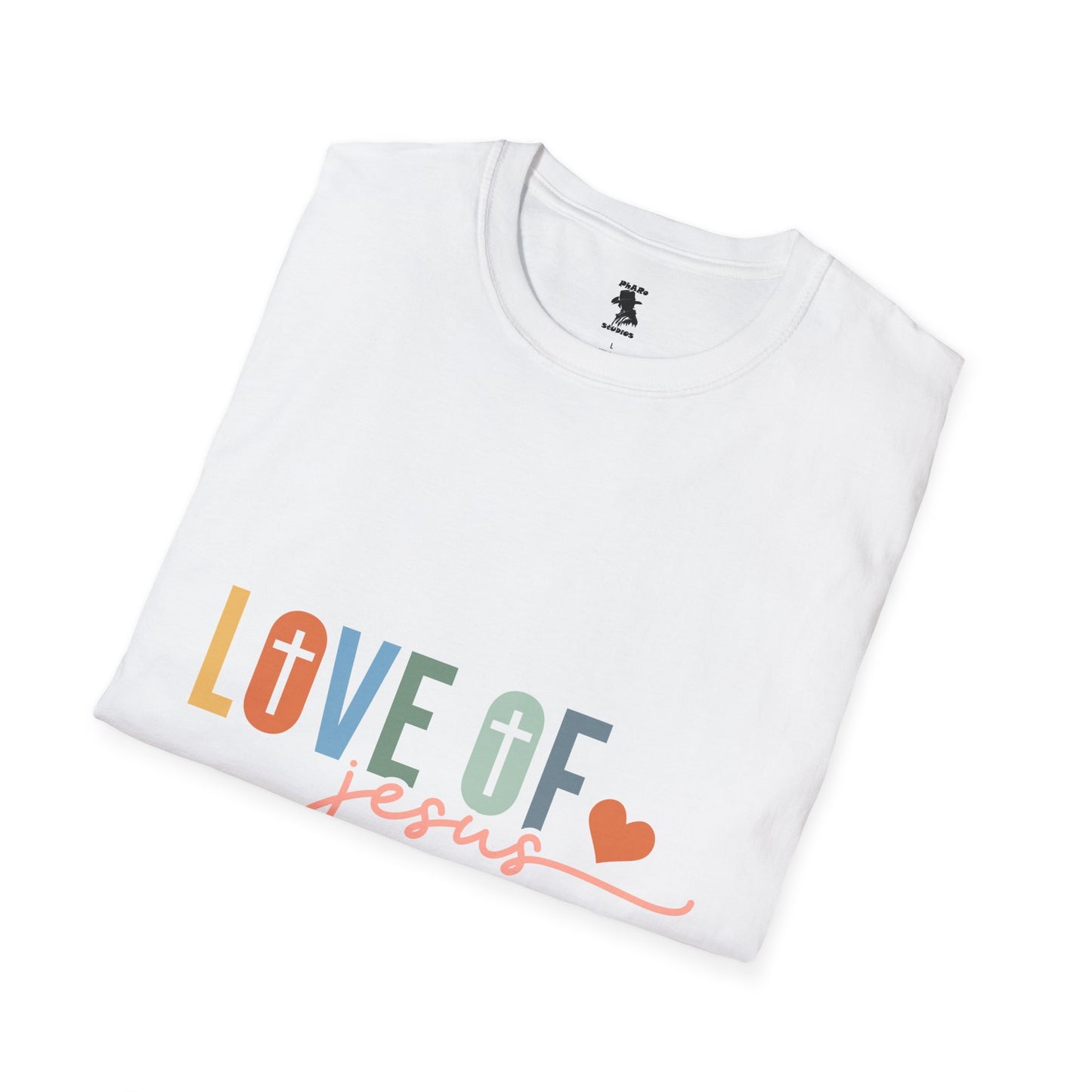 Love of Jesus Unisex Softstyle T-Shirt - Faith-Based Graphic Tee