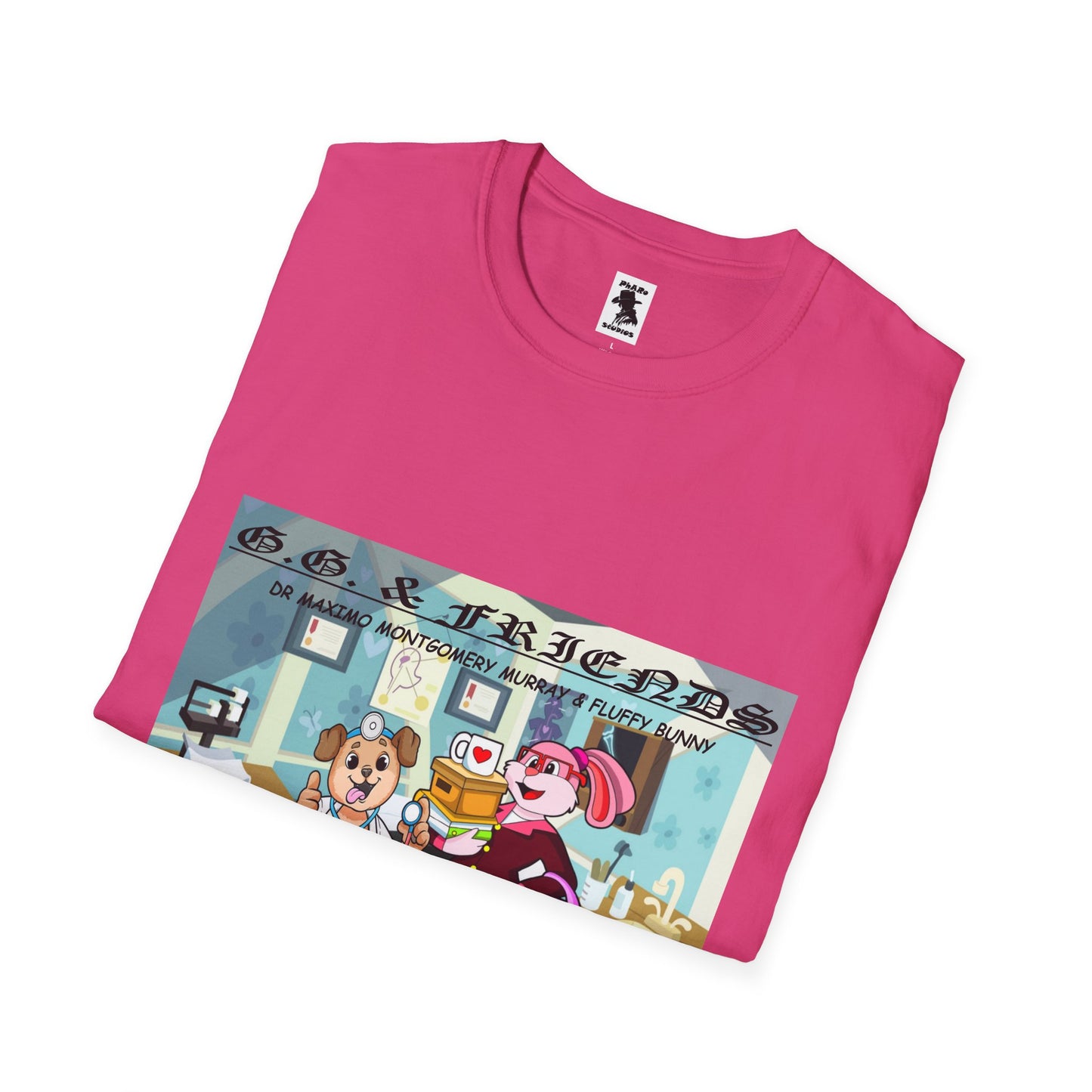 Unisex Softstyle T-Shirt - Dr Max & Fluffy - G.G. & Friends