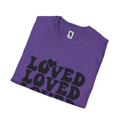 Loved Unisex Softstyle T-Shirt - Inspirational Faith Apparel - Perfect for Gifts and Celebrations