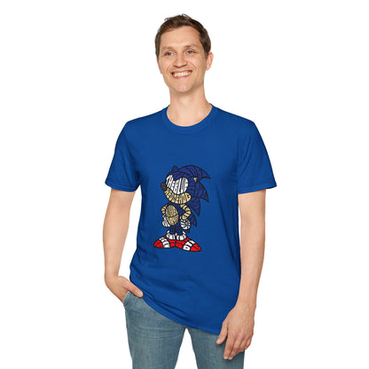 Nostalgic Sonic Graphic T-Shirt - Unisex Softstyle Tee