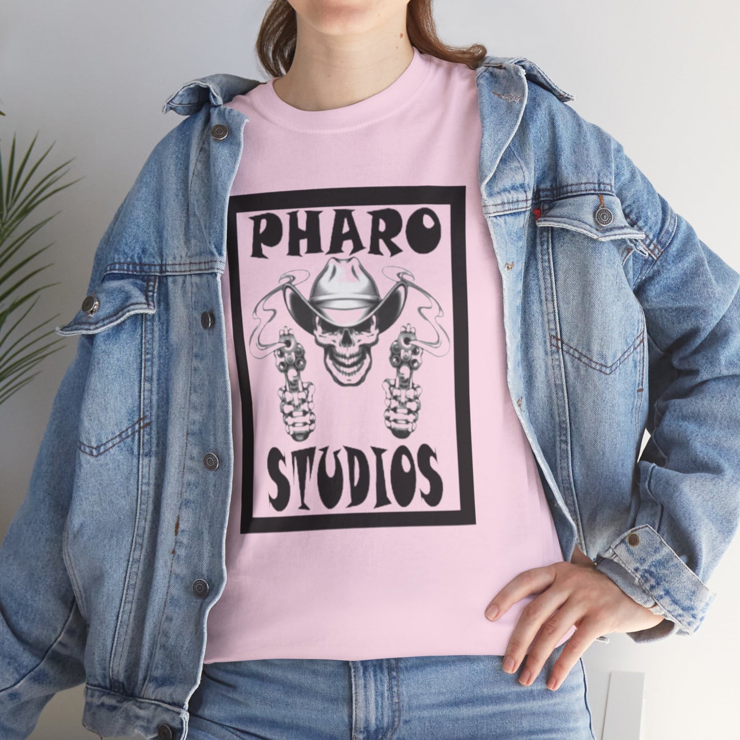 Unisex Heavy Cotton Tee - PhARo Studios Logo