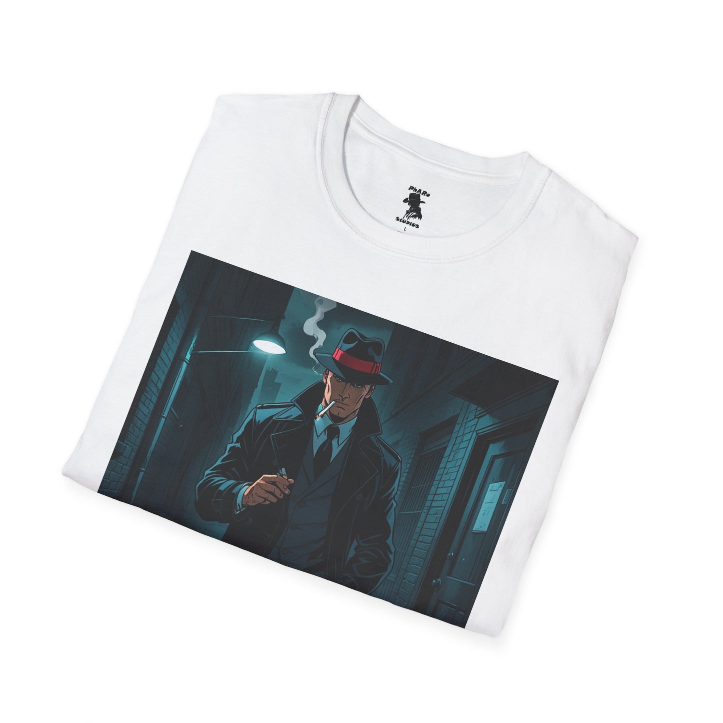 Ace Calloway Graphic T-Shirt for Crime Noir Fans