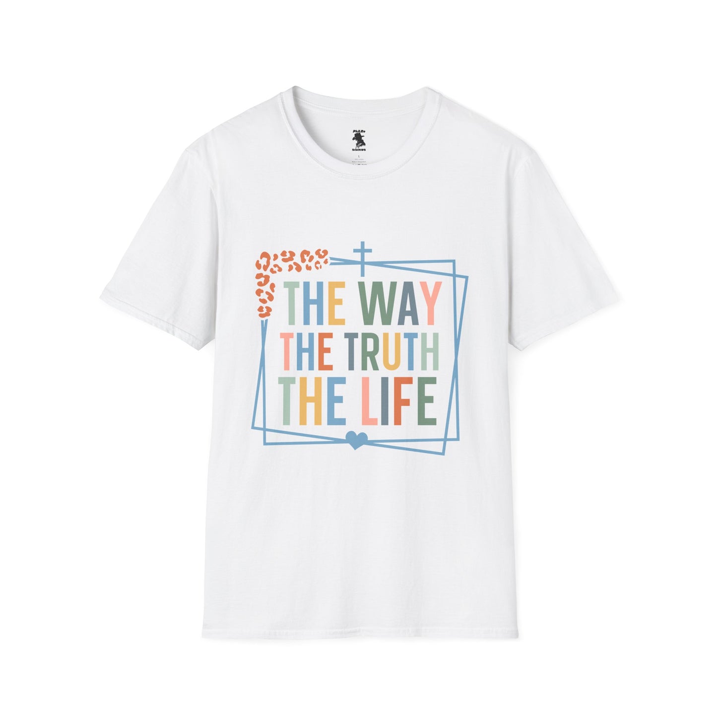 Inspirational Unisex Softstyle T-Shirt - "The Way, The Truth, The Life"