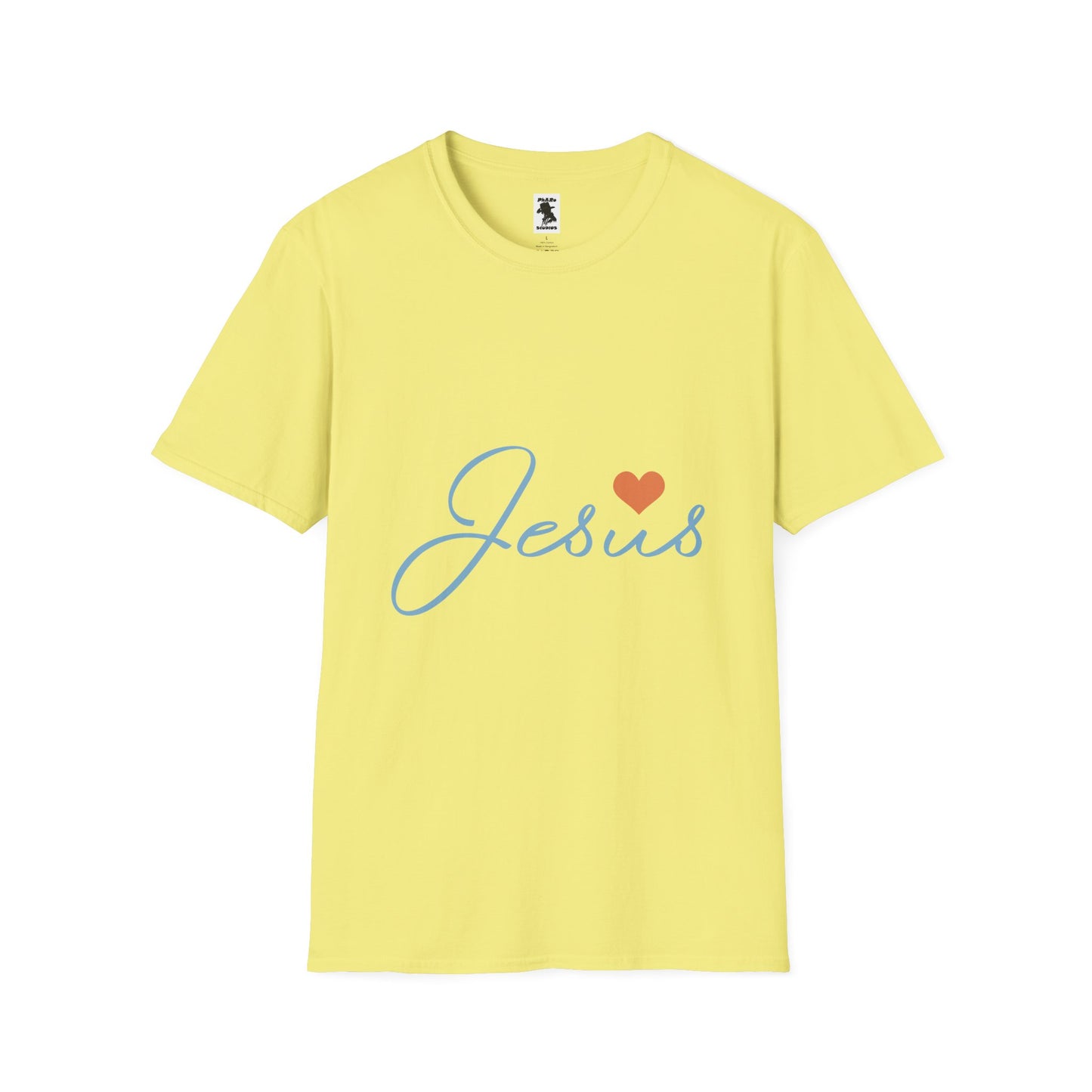 Jesus Love Unisex Softstyle T-Shirt - Faith-Inspired Casual Wear