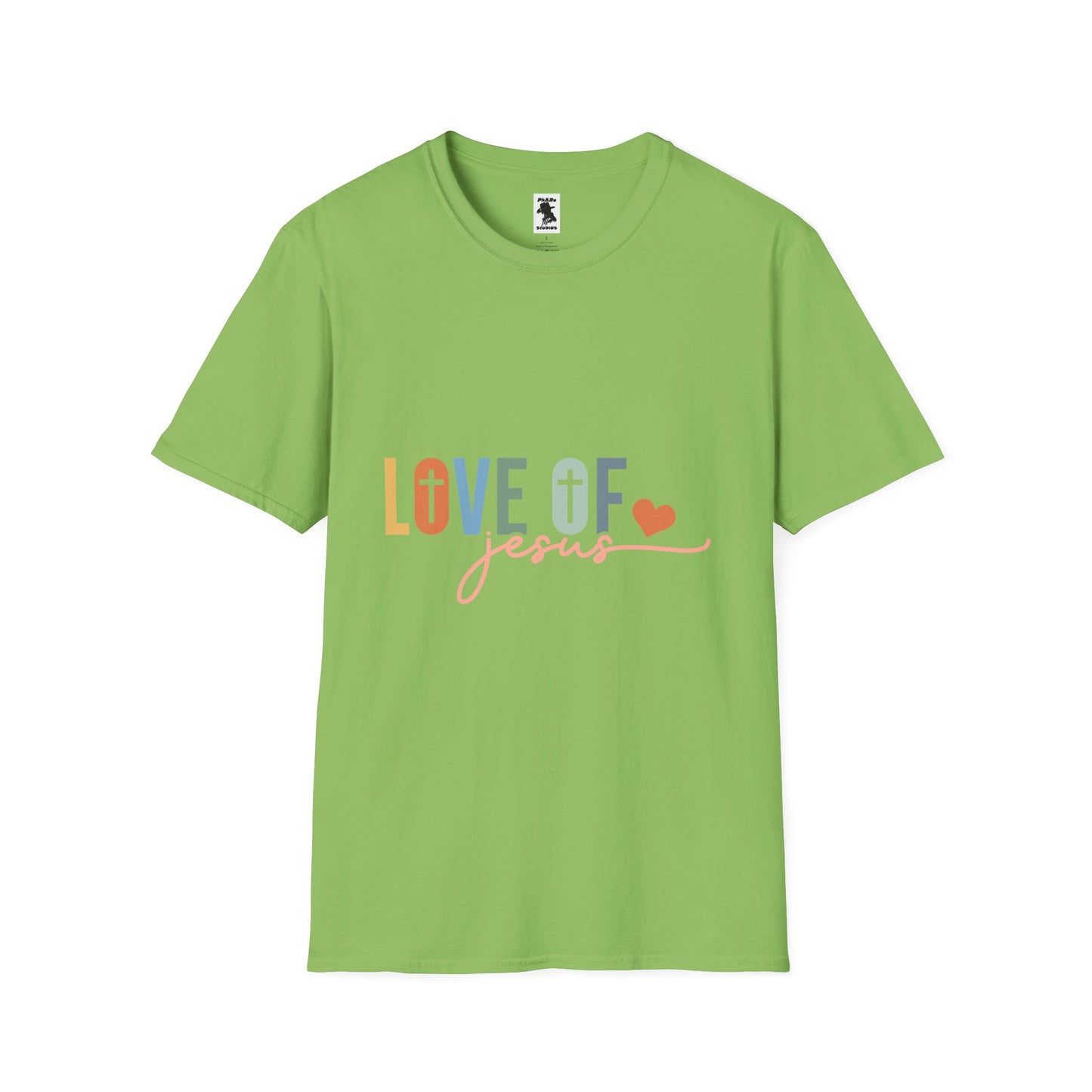 Love of Jesus Unisex Softstyle T-Shirt - Faith-Based Graphic Tee