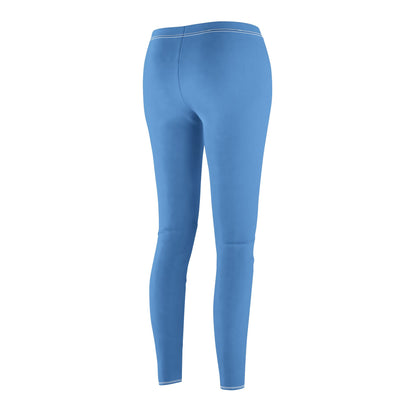 Light Blue - Women's Mid-rise Casual Leggings