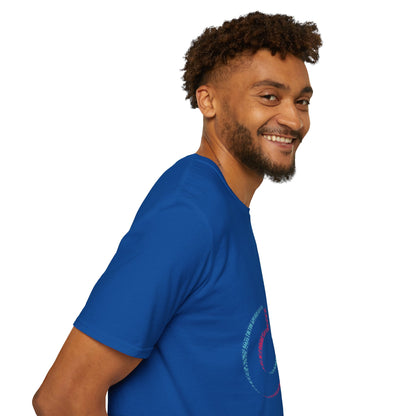 TikTok Logo Unisex Softstyle T-Shirt with Colorful Design