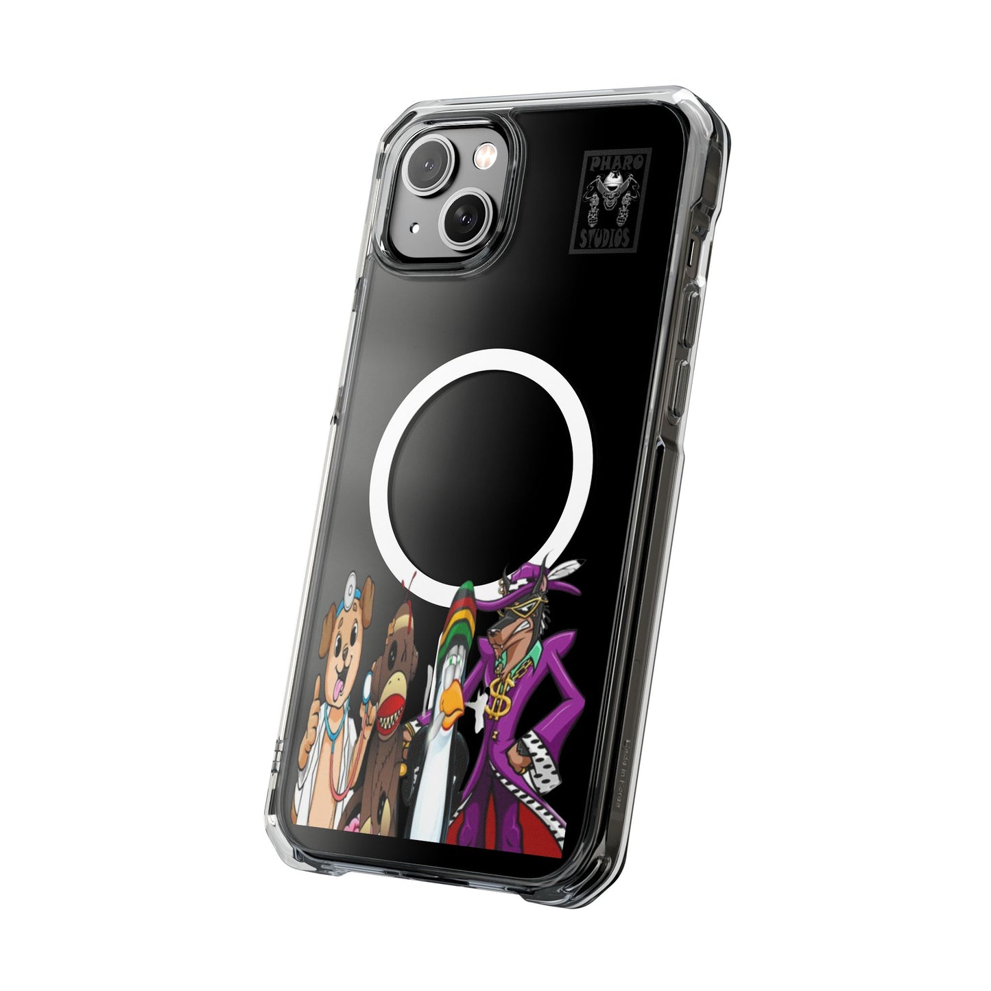 G.G. & Friends Magnetic Clear Impact Cases for iPhone