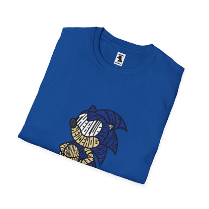 Nostalgic Sonic Graphic T-Shirt - Unisex Softstyle Tee