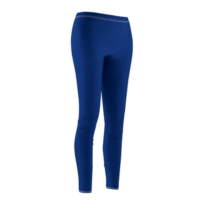 Dark Blue - Women's Mid-rise Casual Leggings