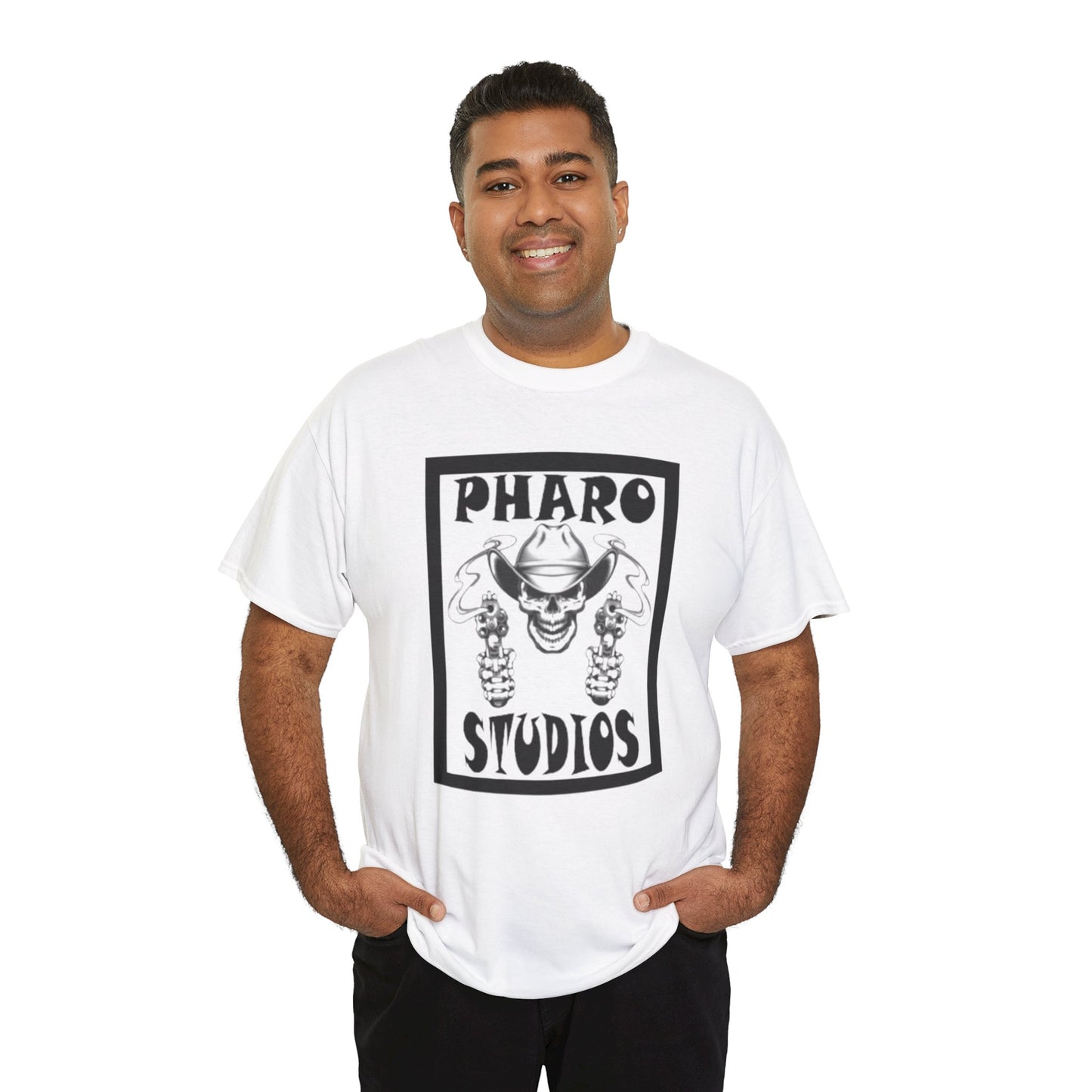 Unisex Heavy Cotton Tee - PhARo Studios Logo