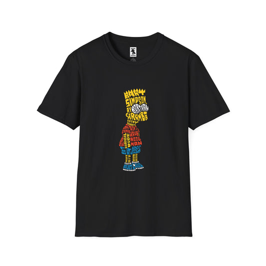 Colorful Bart Simpson Unisex T-Shirt - Retro Style Graphic Tee