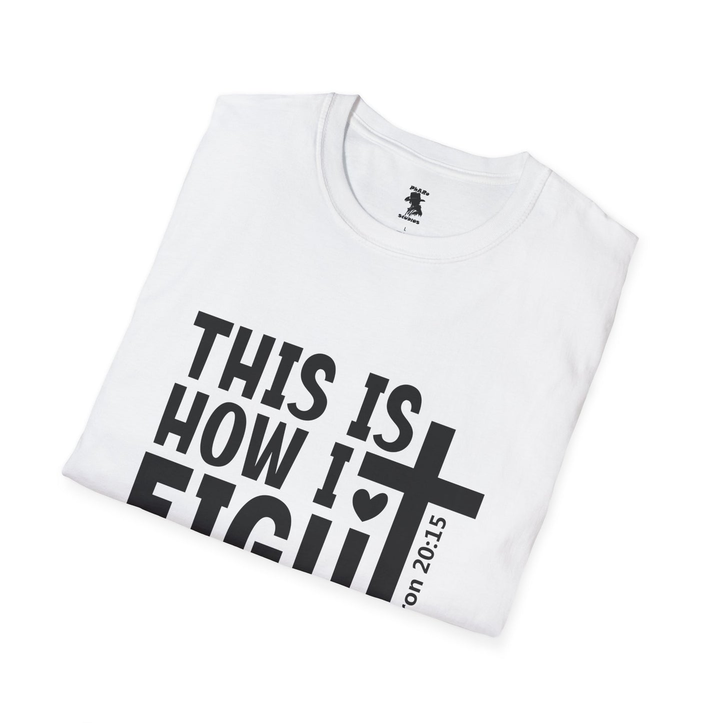 Faith-Inspired Unisex Softstyle T-Shirt - 'This Is How I Fight My Battles'