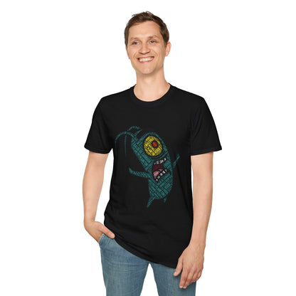 Plankton - Unisex Softstyle T-Shirt - Quirky Cartoon Design