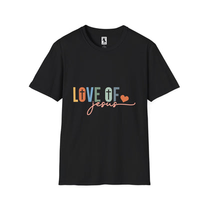 Love of Jesus Unisex Softstyle T-Shirt - Faith-Based Graphic Tee