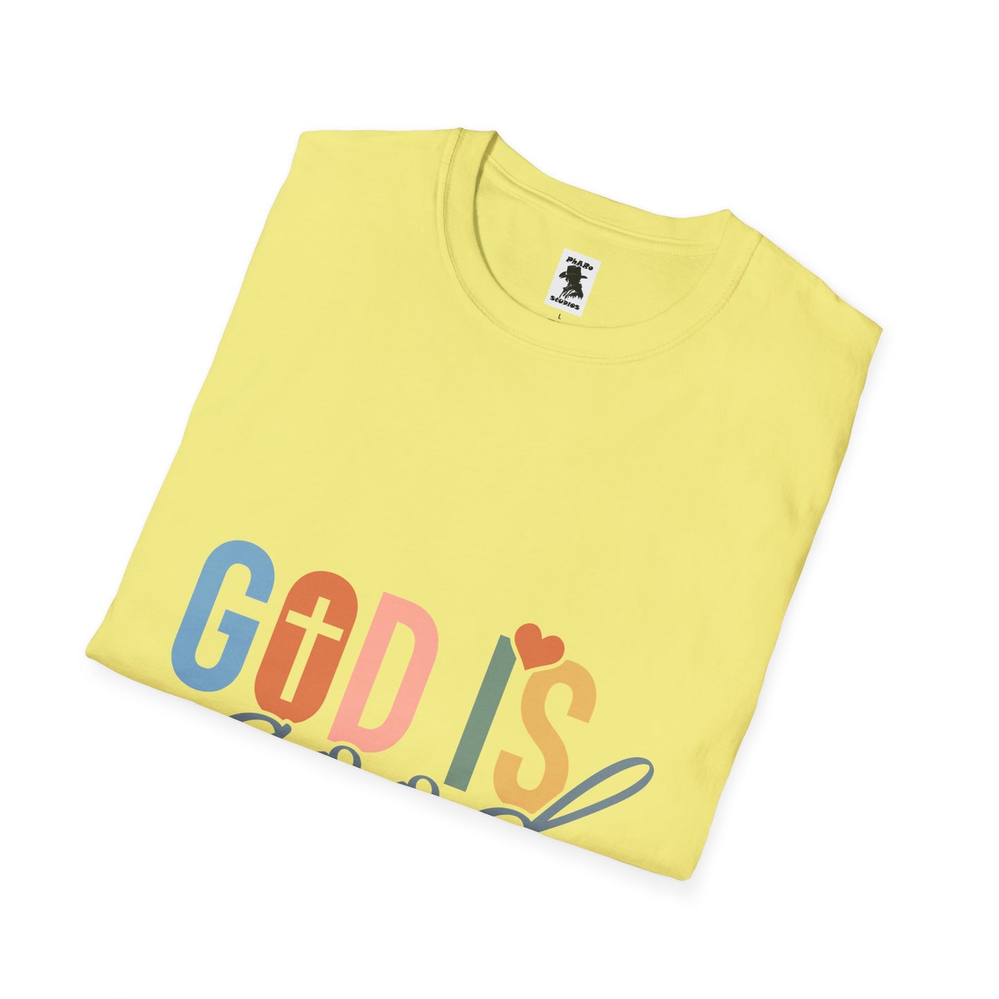 Unisex Softstyle T-Shirt - "God Is Good" Inspirational Tee