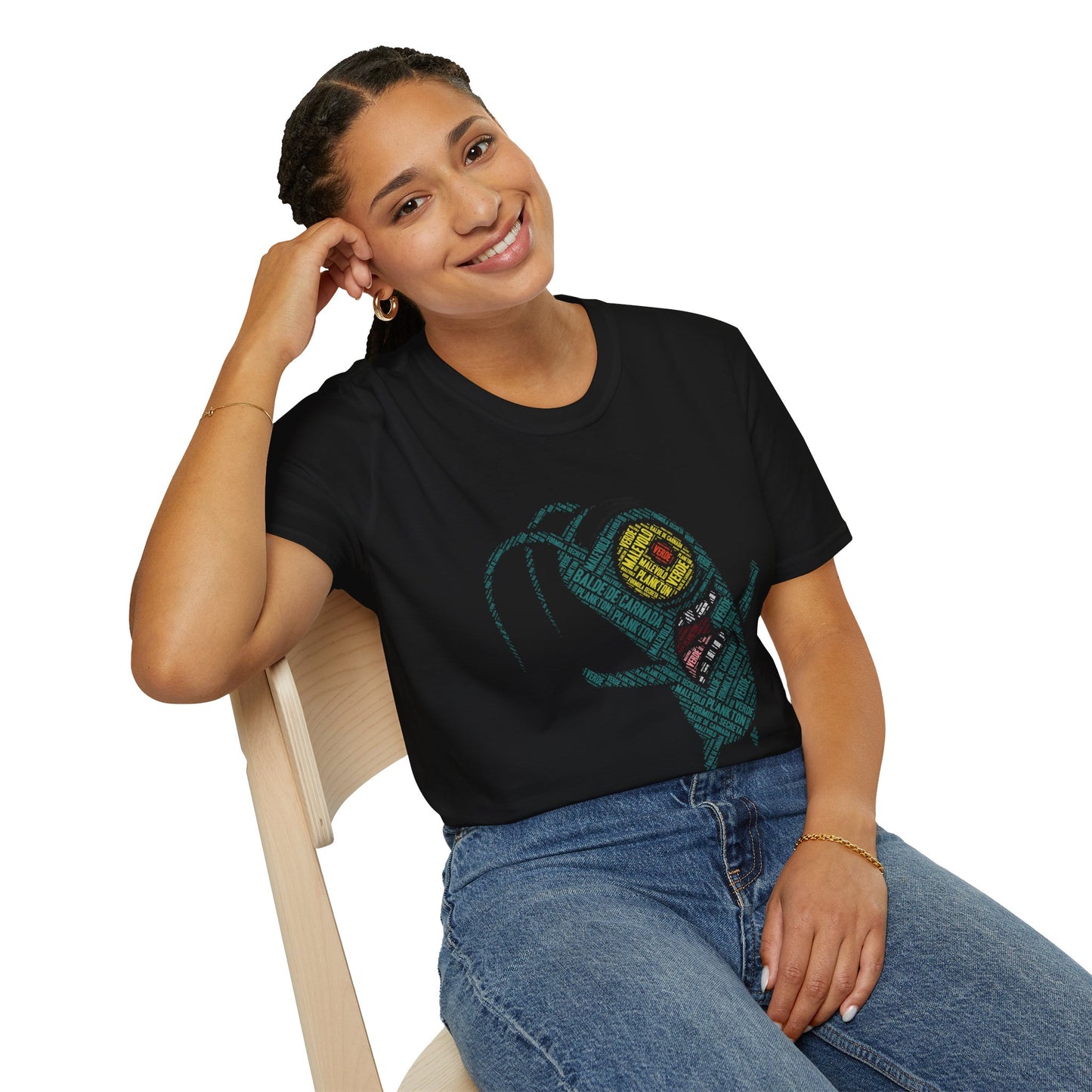 Plankton - Unisex Softstyle T-Shirt - Quirky Cartoon Design