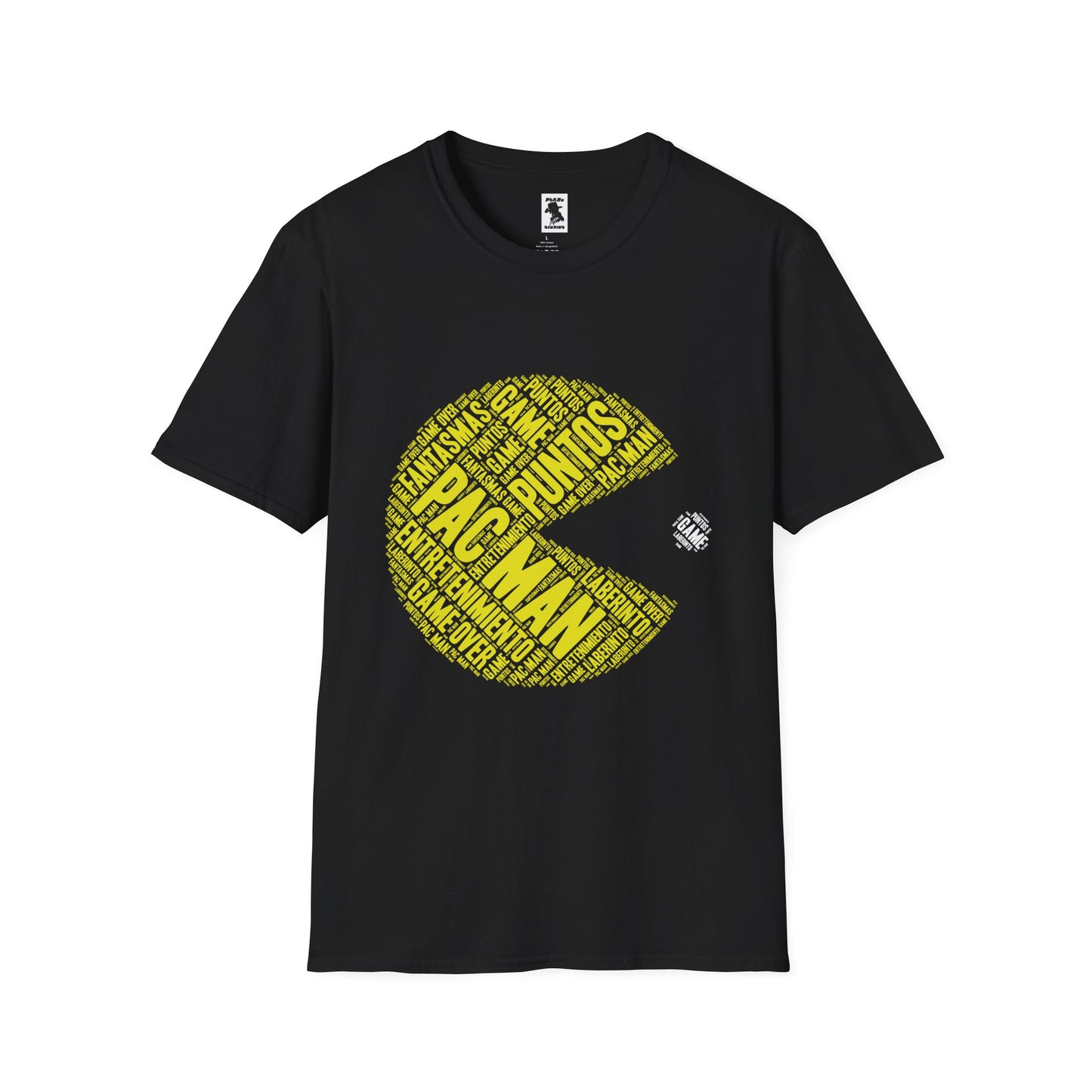 Retro Pac-Man Unisex Softstyle T-Shirt - Gamer Apparel for Nostalgic Fans